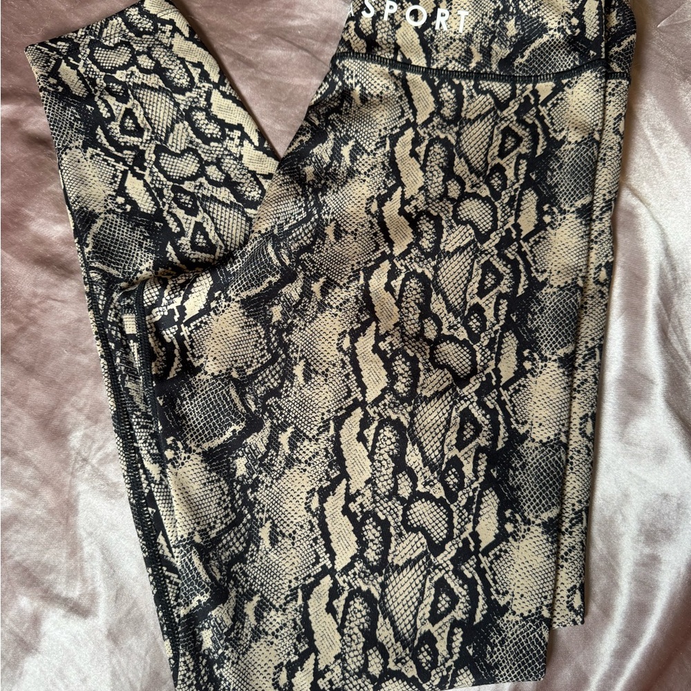 PinkSodaSport Snakeprint Patterned Leggings Large